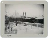 Skara med domkyrkan i bakgrunden