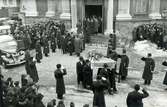 Begravning av en finlandsfrivillig.