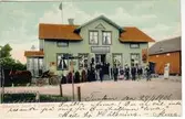 Håkantorps poststation (färglagd bild).