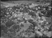 Flygfoto över stadsdel Västanfors, Fagersta.