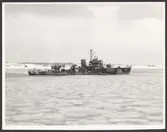 Minsveparen Holmön i vinterväder