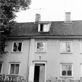 Gamla tingshuset. Hörnet av Plangatan och Östra Vattugränd i kvarteret Spinnaren.