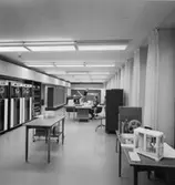 Postbankens Datacentral i våningen 3 trappor., belägen utmed Drottninggatan.