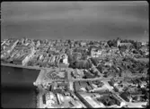 Flygfoto över Jönköping år 1950. Nr L 714