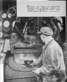 Fransk lokeldare i arbete