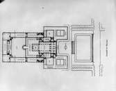 Ritning över utställningshallen.
Från den internationella hygien-utställningen i Dresden 1930-31.