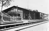 Gamla stationshuset. Nytt stationshus togs i bruk 1910
