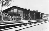 Gamla stationshuset. Nytt stationshus togs i bruk 1910