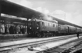 Göteborg Centralstation med ellok