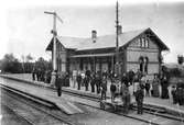 Gamla stationen. Riven 1901