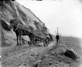 Postbudet på väg till Gamla Vassijaure