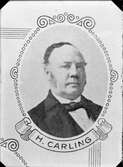 H. Carling
Styrelsemedlem i BHJ, 1860 - 1890-talen
(Borås-Herrljunga Järnväg)
Smalspår 1219mm fram till 1891, därefter normalspår 1435mm