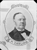 H. Carling
Styrelsemedlem i BHJ, 1860 - 1890-talen
(Borås-Herrljunga Järnväg)
Smalspår 1219mm fram till 1891, därefter normalspår 1435mm