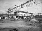 Centralstationen i Lund, från bangården