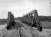 Bro över Svartån. På sträckan mellan Tranås - Nässjö.