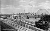 Hällefors Bruk, HBA lok 1, vid bangården på Bjuv station.