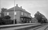 Helsingborg - Hässleholm Järnväg, HHJ lok 16 vid Kvidinge station.