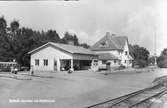 Järnvägs- och busstationen i Sunne.