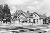 Järnvägsstationen i Hässelby Villastad.