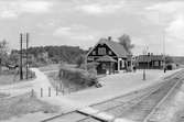 Järnvägsstationen i Barkarby.