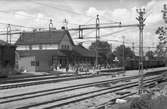 Järnvägsstationen i Spånga.