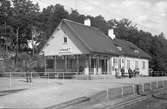 Järnvägsstationen i Stäket.