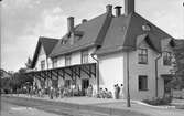 Järnvägsstationen i Fagersta Bruk.