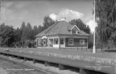 Järnvägsstationen i Nyhammar.