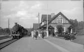 Järnvägsstationen i Storfors. På spåret, Statens Järnvägar, SJ Sb 1307.