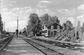 Järnvägsstationen i Lesjöfors.