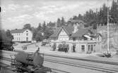 Järnvägsstationen i Kramfors. På spåret, Statens Järnvägar, SJ Q12 502105.