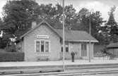 Järnvägsstation i Backaryd.