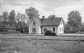 Järnvägsstationen i Kvarnamåla. Statens Järnvägar, SJ bildressin 138.