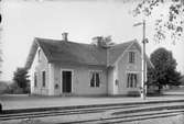 Järnvägsstationen i Växjö.