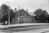 Järnvägsstationen i Bergkvara.