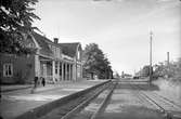 Järnvägsstationen i Förlösa.