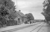 Järnvägsstationen i Björboholm.