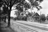 Järnvägsstationen i Olofstorp.