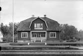 Järnvägsstationen i Hargshamn.