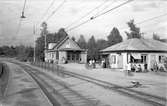 Järnvägsstationen i Viggbyholm.