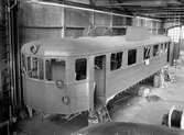 Statens Järnvägar, SJ Yoa1 31, under byggnad på Vagn och Maskinfabriken i Falun. SJ Yoa1 31 var en eldriven provrälsbuss som byggdes av ASEA och ASJ 1948. Rälsbussen togs fram för att testa om eldrivna rälsbussar kunde ersätta de dieseldrivna på de elektrifierade sträckorna. Försöket slog väl ut och SJ satte in rälsbussen i reguljär trafik och beslut togs att konvertera 30st beställda dieselrälsbussar till elektriska rälsbussar.