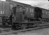 Statens Järnvägar, SJ motordressin På klippans stationsområde.