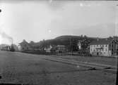 SJ-stationen anlades 1905.Stationshuset, i två våningar i sten, moderniserades 1936.