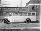 GMC-buss för Brännkyrka - Södertörn. Tillverkad vid AB Svenska Järnvägsverkstäderna.