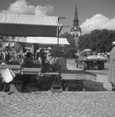 Torget i södertälje, Sankta Ragnhilds kyrka i bakgrunden