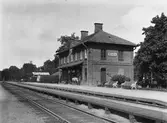 Järnvägsstationen i Boxholm.
