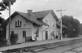 Broddbo järnvägsstation, efter ombyggnationen.