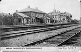 Bräcke järnvägsstation och järnvägshotell.