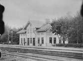 Deje järnvägsstation, anlagd av Bergslagernas Järnvägar 1876.