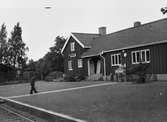 Ekenässjön järnvägsstation. Vevställverket på bilden installerades 1946.